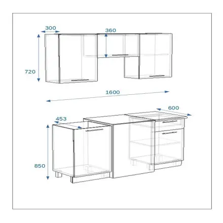 Акация - 6 (1600 мм)